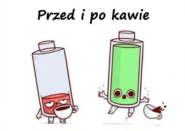 Przed i po kawie