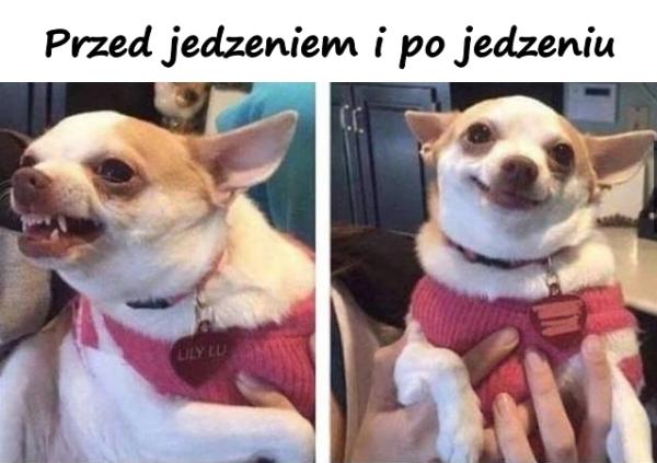 Przed jedzeniem i po jedzeniu