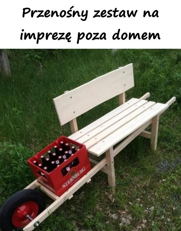 Przenośny zestaw na imprezę poza domem