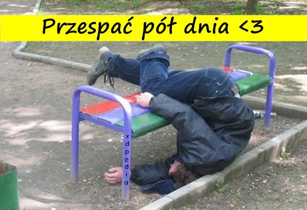 Przespać pół dnia