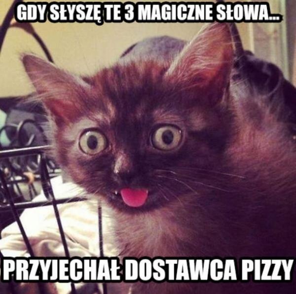 Przyjechał dostawca pizzy