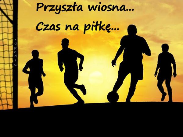 Przyszła wiosna... Czas na piłkę