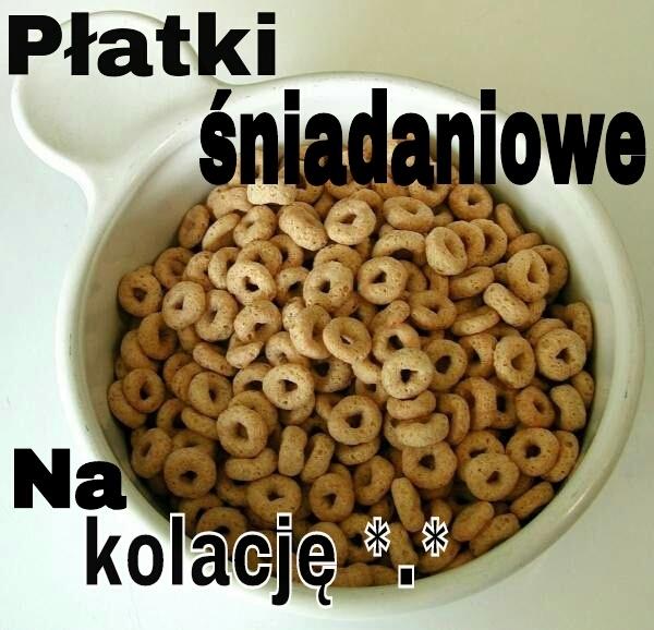 Płatki śniadaniowe na kolację