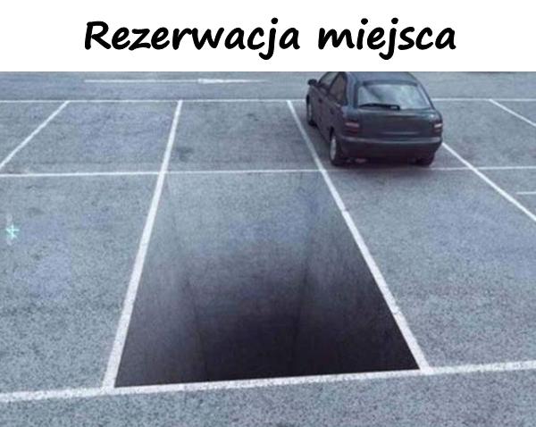 Rezerwacja miejsca parkingowego