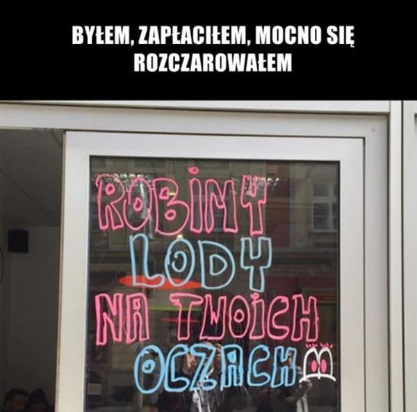 Robimy lody na Twoich oczach. Byłem, zapłaciłem, mocno się