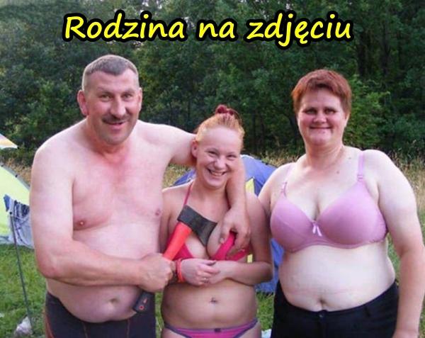 Rodzina na zdjęciu