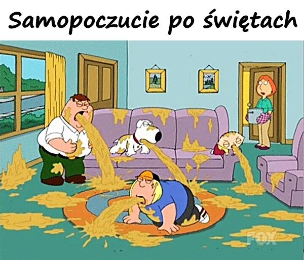 Samopoczucie po świętach