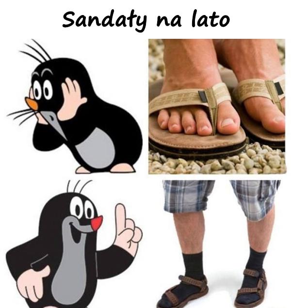 Sandały na lato