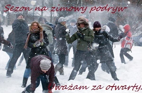 Sezon na zimowy podryw uważam za otwarty