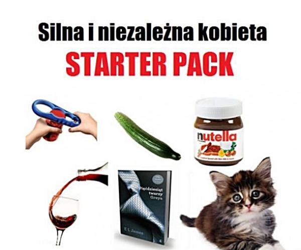 Silna i niezależna kobieta - Starter Pack