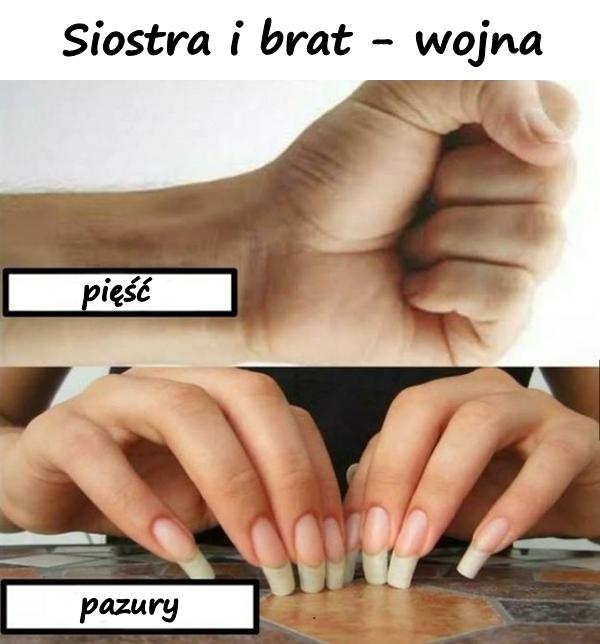 Siostra i brat - wojna