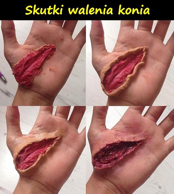 Skutki walenia konia