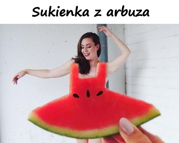 Sukienka z arbuza