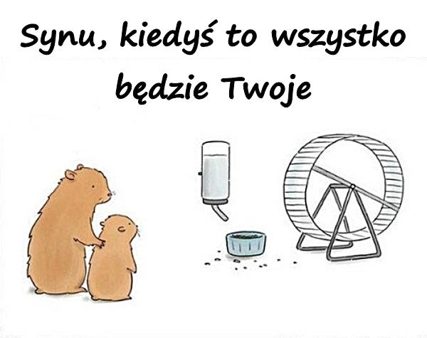 Synu, kiedyś to wszystko będzie Twoje