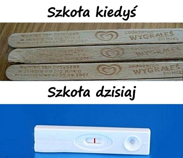 Szkoła kiedyś i dzisiaj