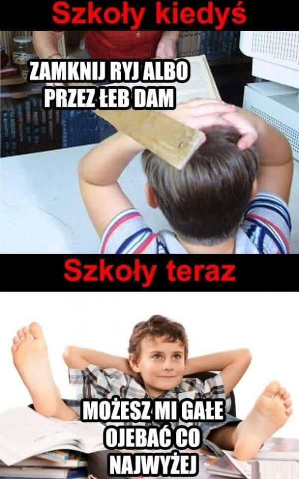 Szkoła kiedyś i dziś