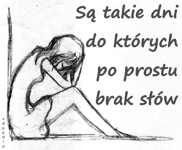 Są takie dni do których po prostu brak słów
