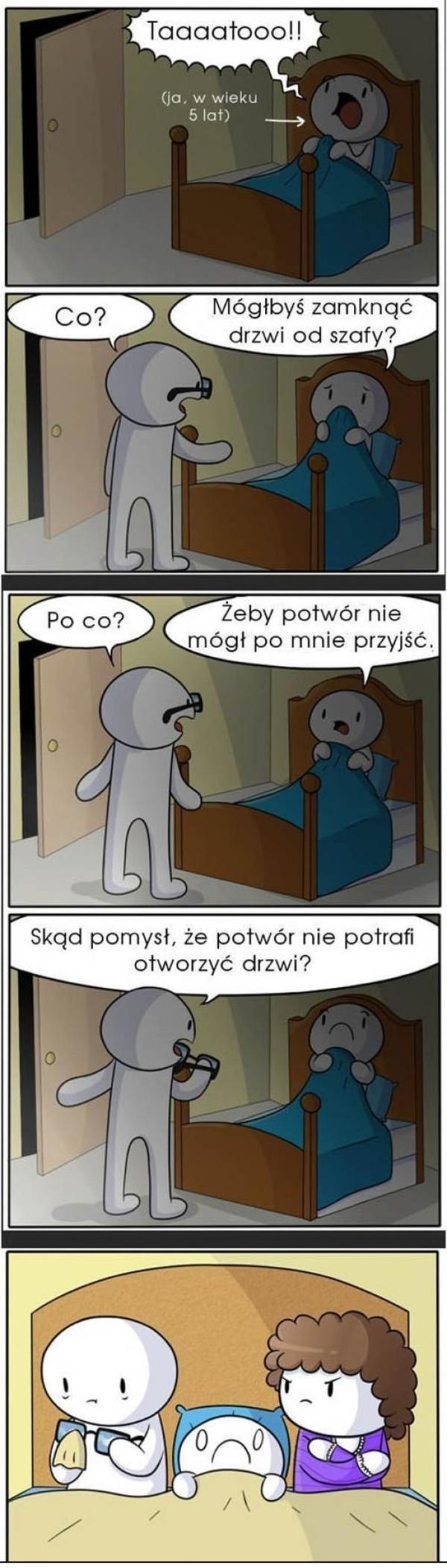 - Tatooo - Co? - Mógłbyś zamknąć drzwi od szafy? - Po co