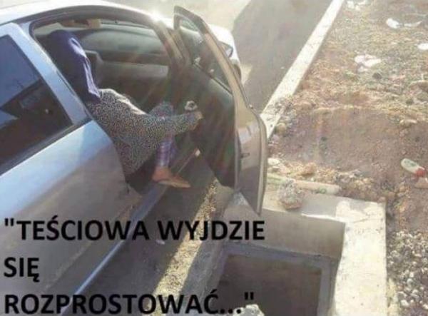 Teściowa wyjdzie się przeprostować