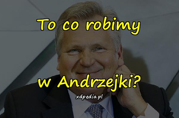 To co robimy w Andrzejki