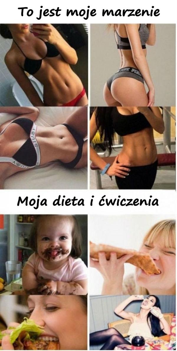 To jest moje marzenie. Moja dieta i ćwiczenia na siłowni