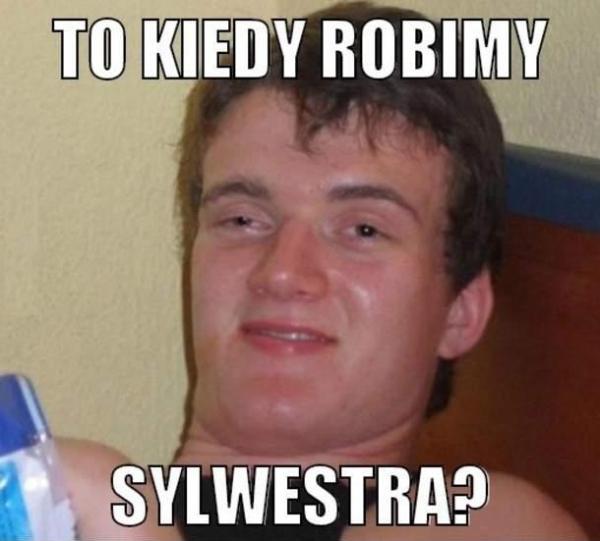 To kiedy robimy sylwestra