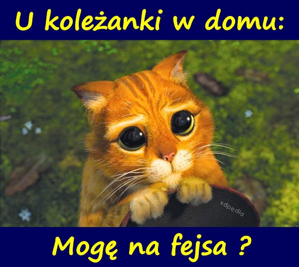 U koleżanki w domu: Mogę na fejsa