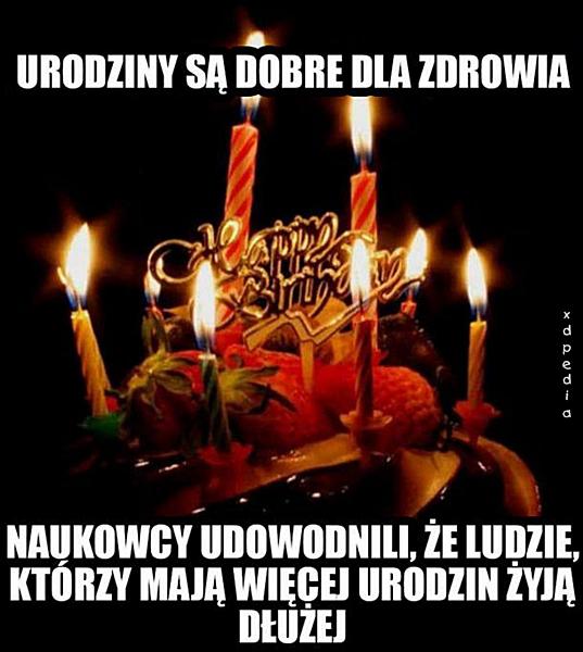 Urodziny są dobre dla zdrowia. Naukowcy udowodnili, że