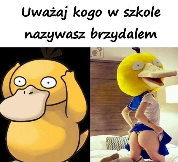 Uważaj kogo w szkole nazywasz brzydalem