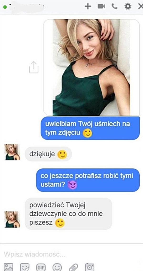 - Uwielbiam Twój uśmiech na tym zdjęciu :) - Dziękuję