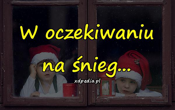 W oczekiwaniu na śnieg