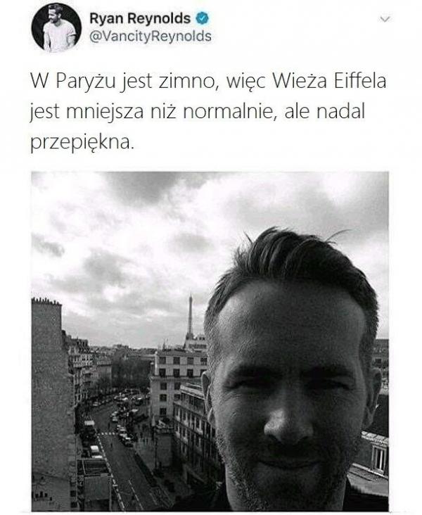 W Paryżu jest zimno, więc Wieża Eiffela jest mniejsza niż