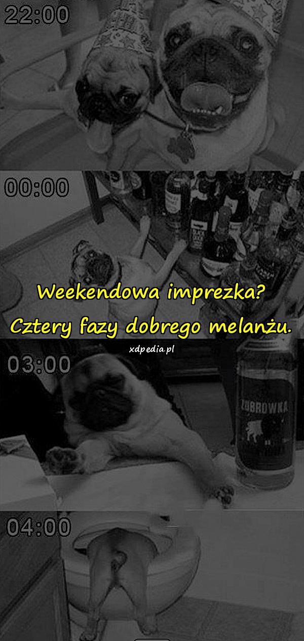 Weekendowa imprezka? Cztery fazy dobrego melanżu