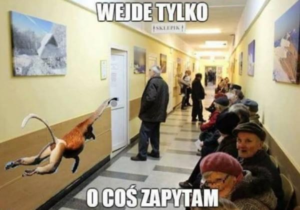 Wejdę tylko o coś zapytam