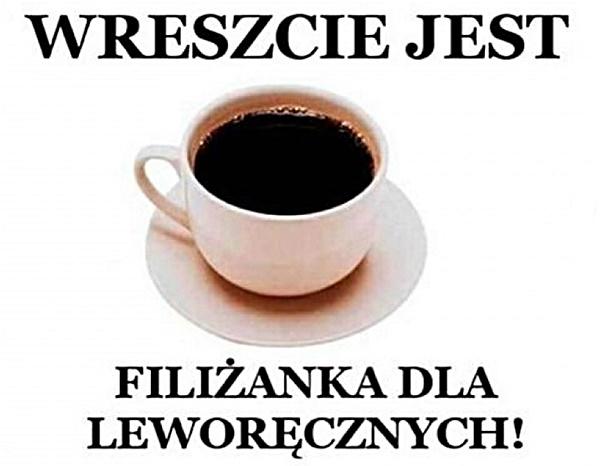 Wreszcie jest filiżanka dla leworęcznych