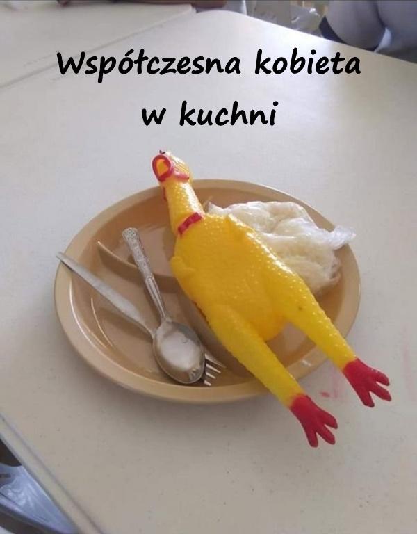 Współczesna kobieta w kuchni