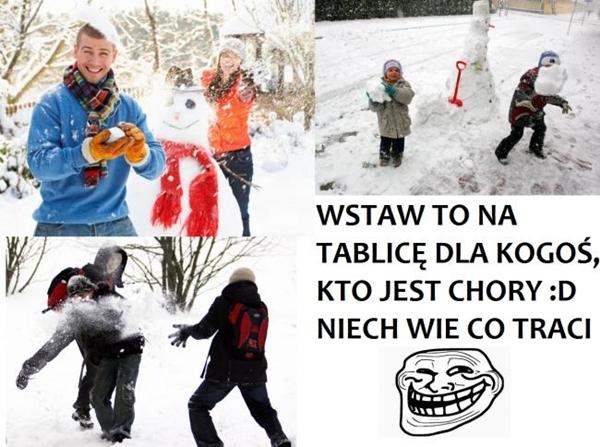 Wstaw to na tablicę kogoś, kto jest chory :D Niech wie co