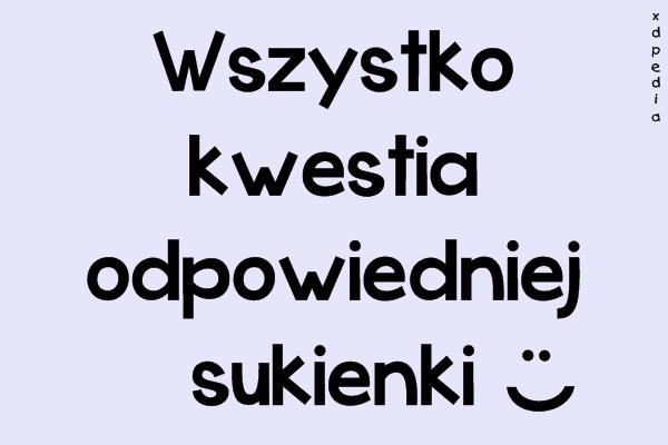 Wszystko kwestia odpowiedniej sukienki