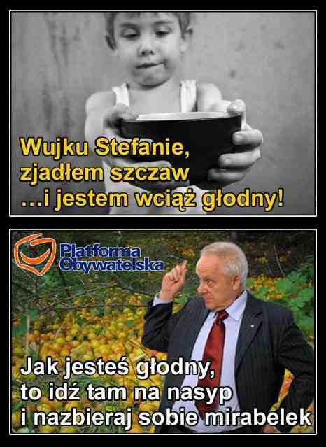 Wujku Stefanie, zjadłem szczaw ... i jestem wciąż głodny