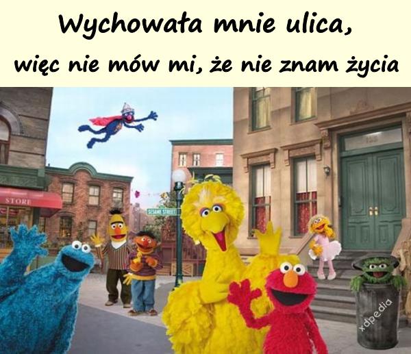 Wychowała mnie ulica, więc nie mów mi, że nie znam życia