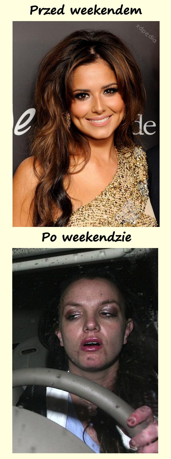 Wygląd - przed weekendem vs. po weekendzie