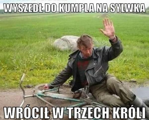 Wyszedł do kumpla na sylwka, wrócił w Trzech Króli