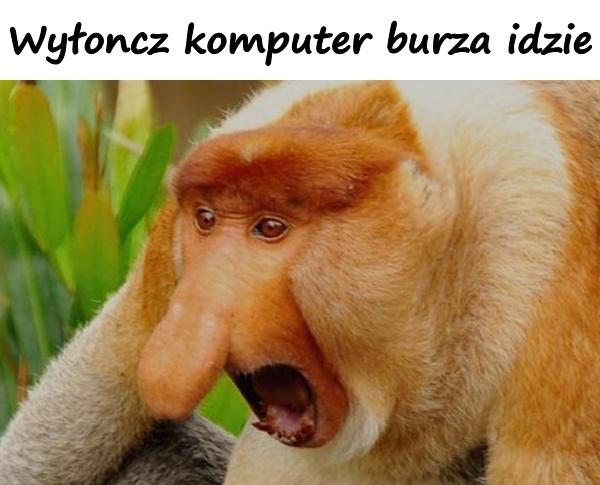 Wyłoncz komputer burza idzie