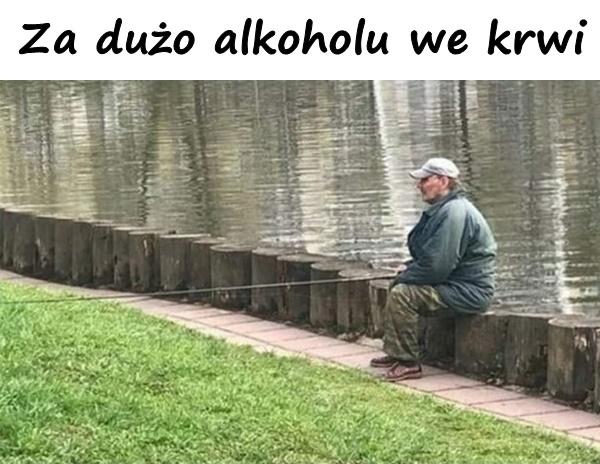 Za dużo alkoholu we krwi