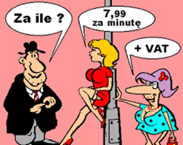 Za ile? 7,99 za minute vat