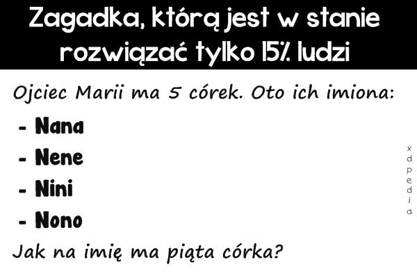 Zagadka, którą jest w stanie rozwiązać tylko 15% ludzi