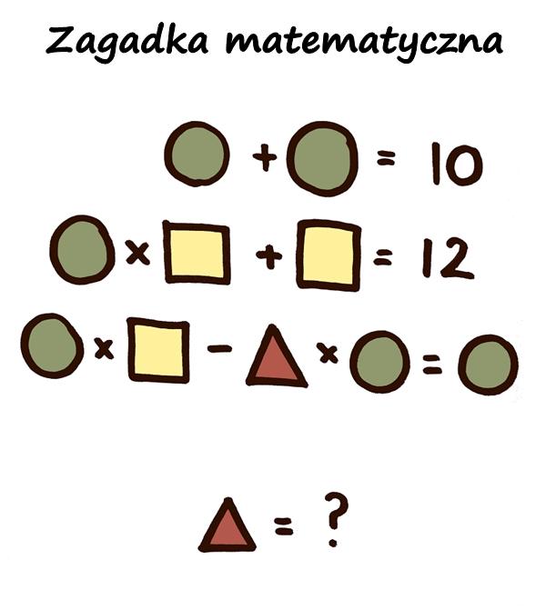 Zagadka matematyczna