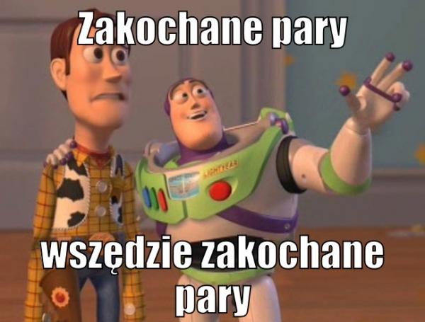 Zakochane pary, wszędzie zakochane pary