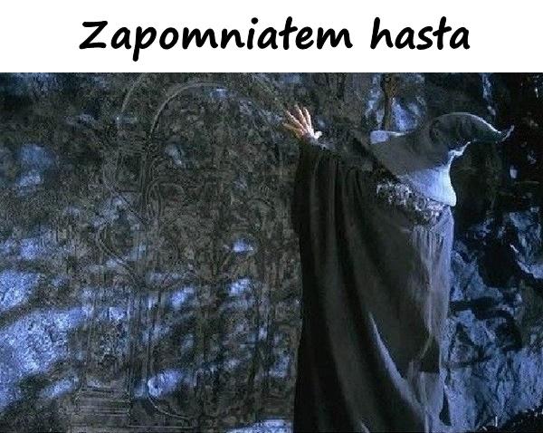 Zapomniałem hasła