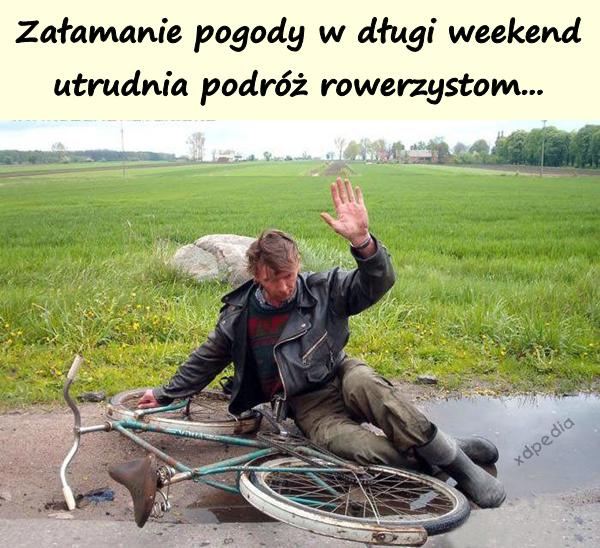 Załamanie pogody w długi weekend utrudnia podróż